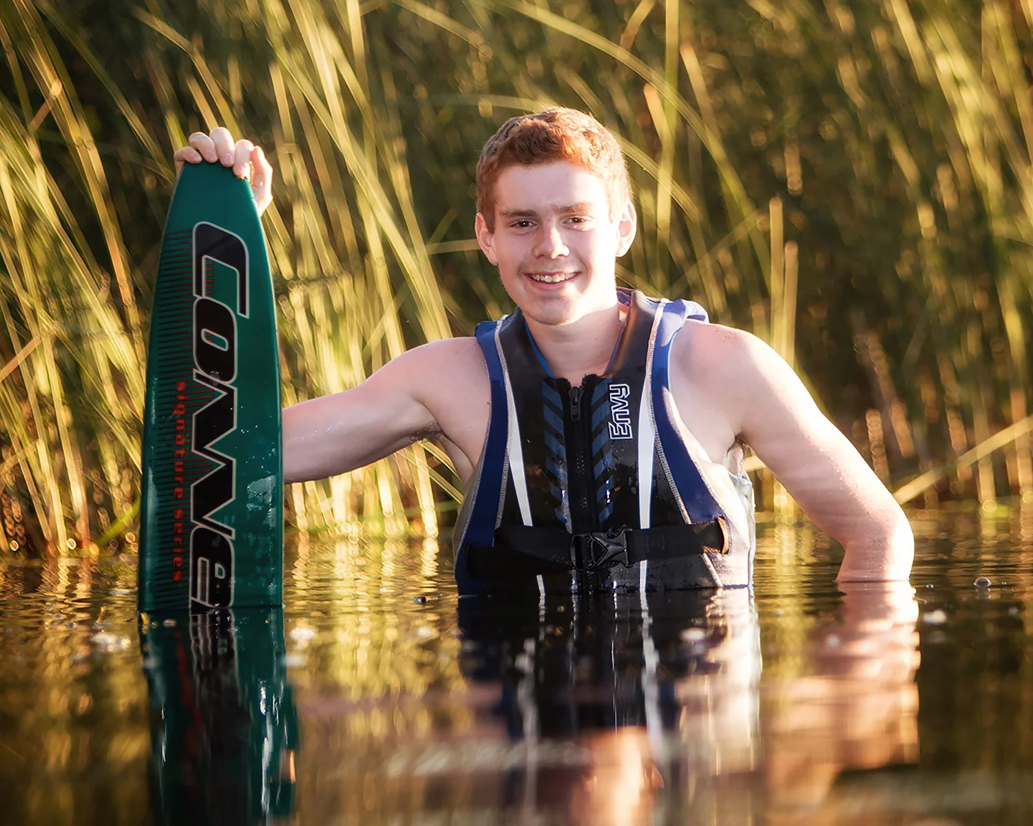 Senior boy in Water