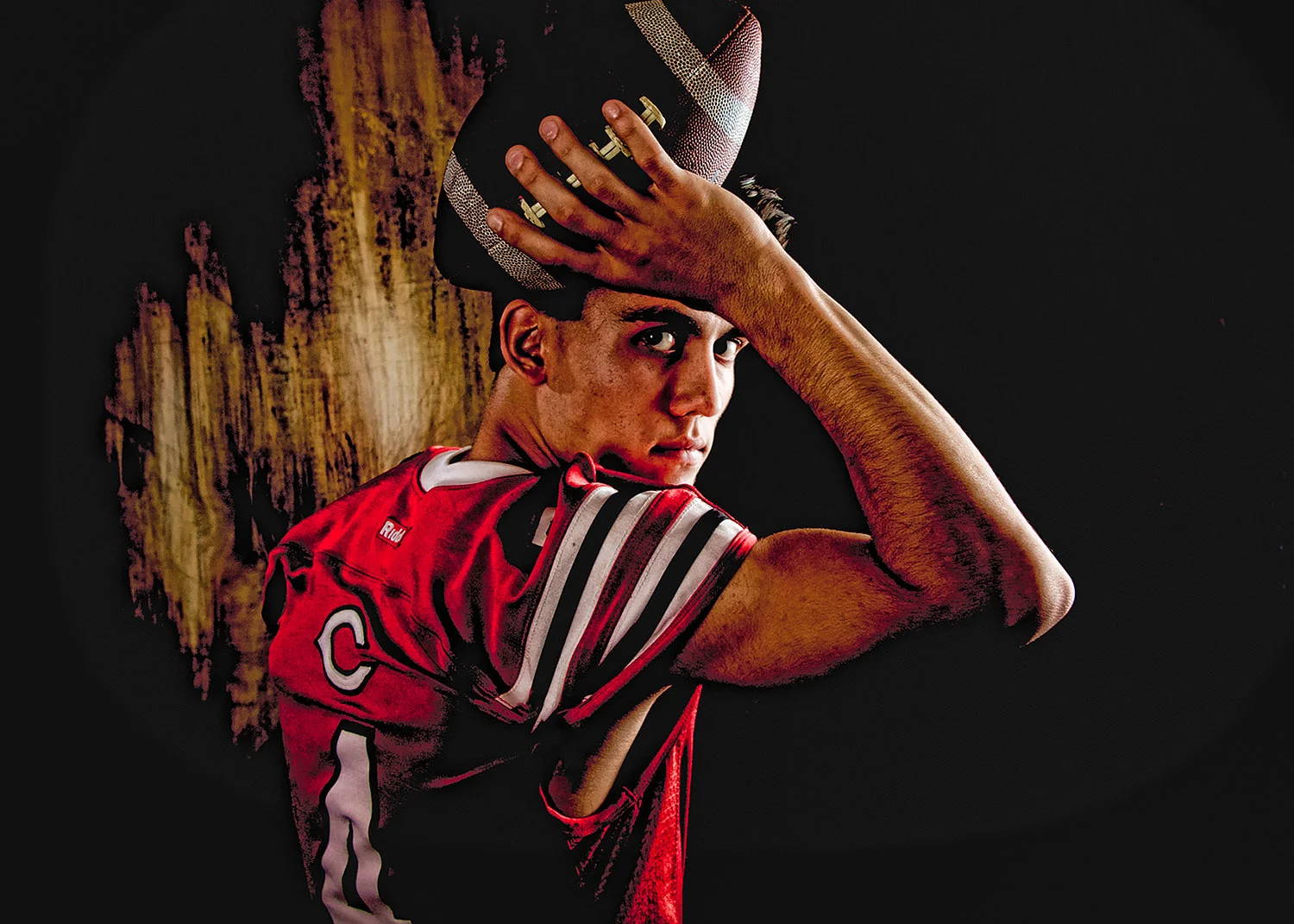 Centennial High School Football Player
