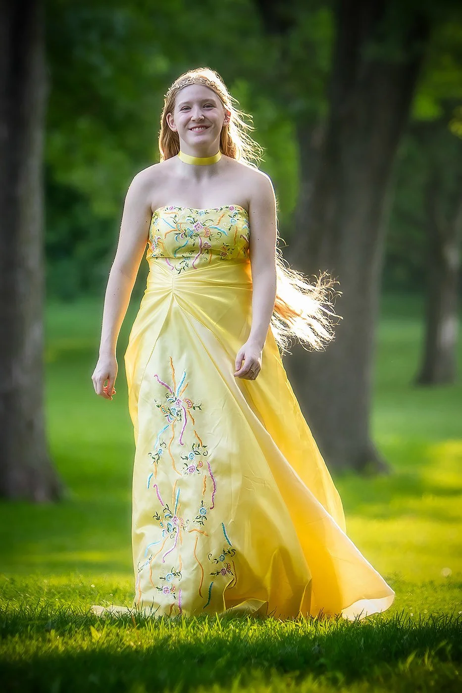 senior girl portrait