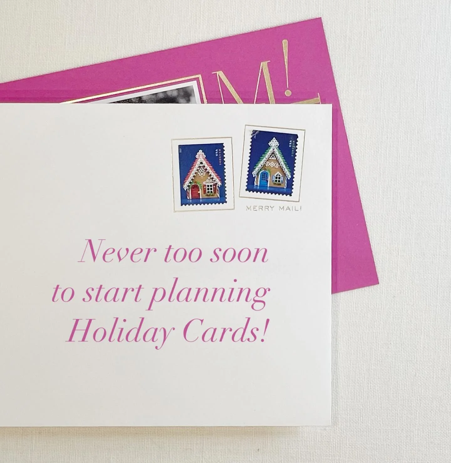 The countdown has begun! #letterpressholidaycards #merrymail #photocards #nevertooearlyforchristmas