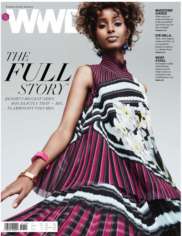 Cover + fashion story WWD
