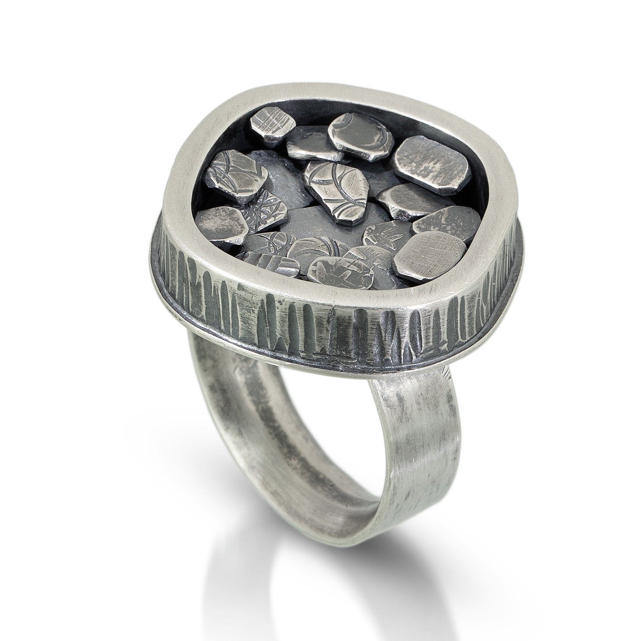 Mond Silver Ring