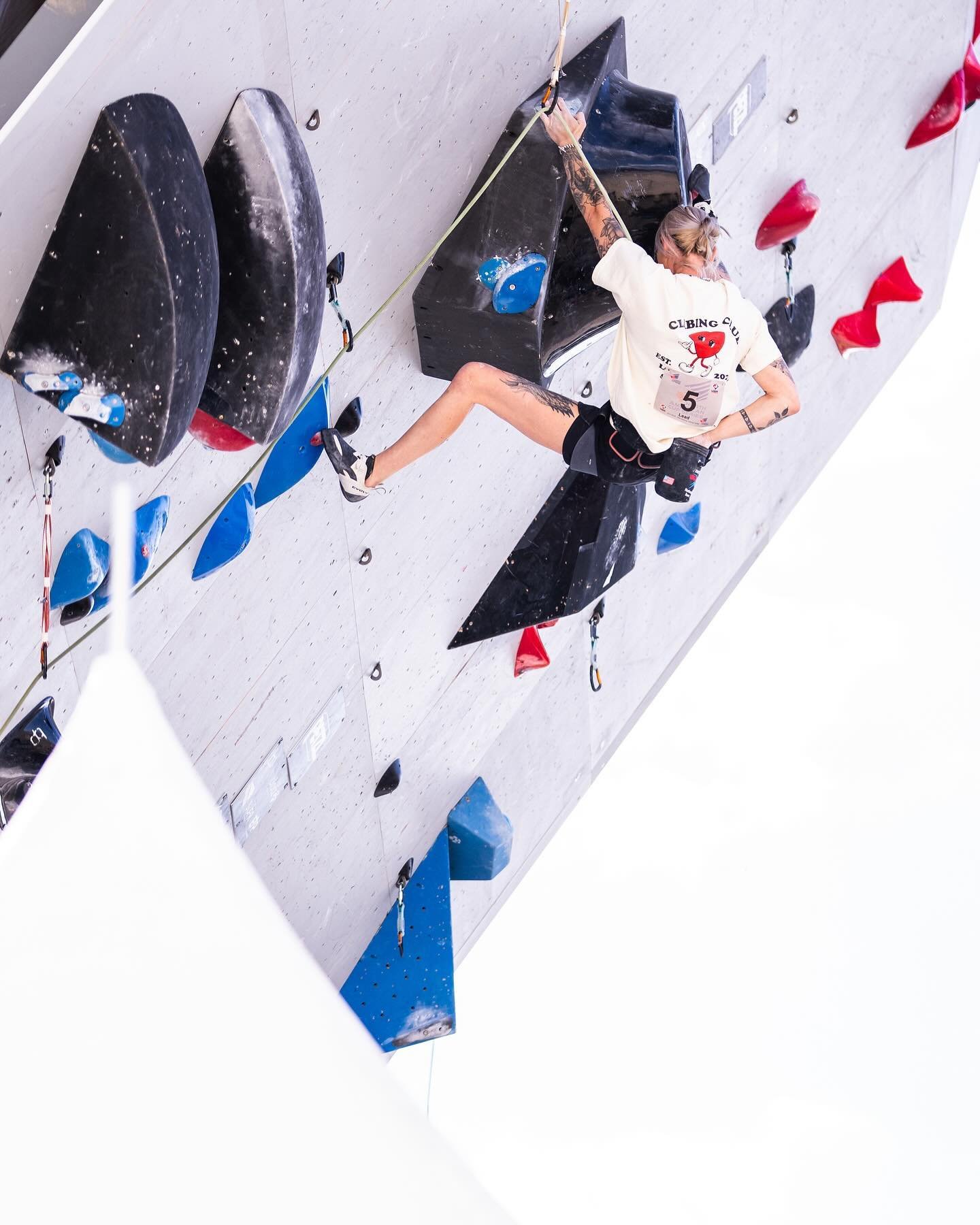 Heyooo, clipped some draws and all our friends showed up!! ❤️ DAMN it felt good to compete again, even on a rope. Getting back on the horse 😤✅ 

📸 @gajdaphotography 

@evolv_worldwide @hydroflask @athleticbrewing @marmot @frictionlabs 

Broke out m