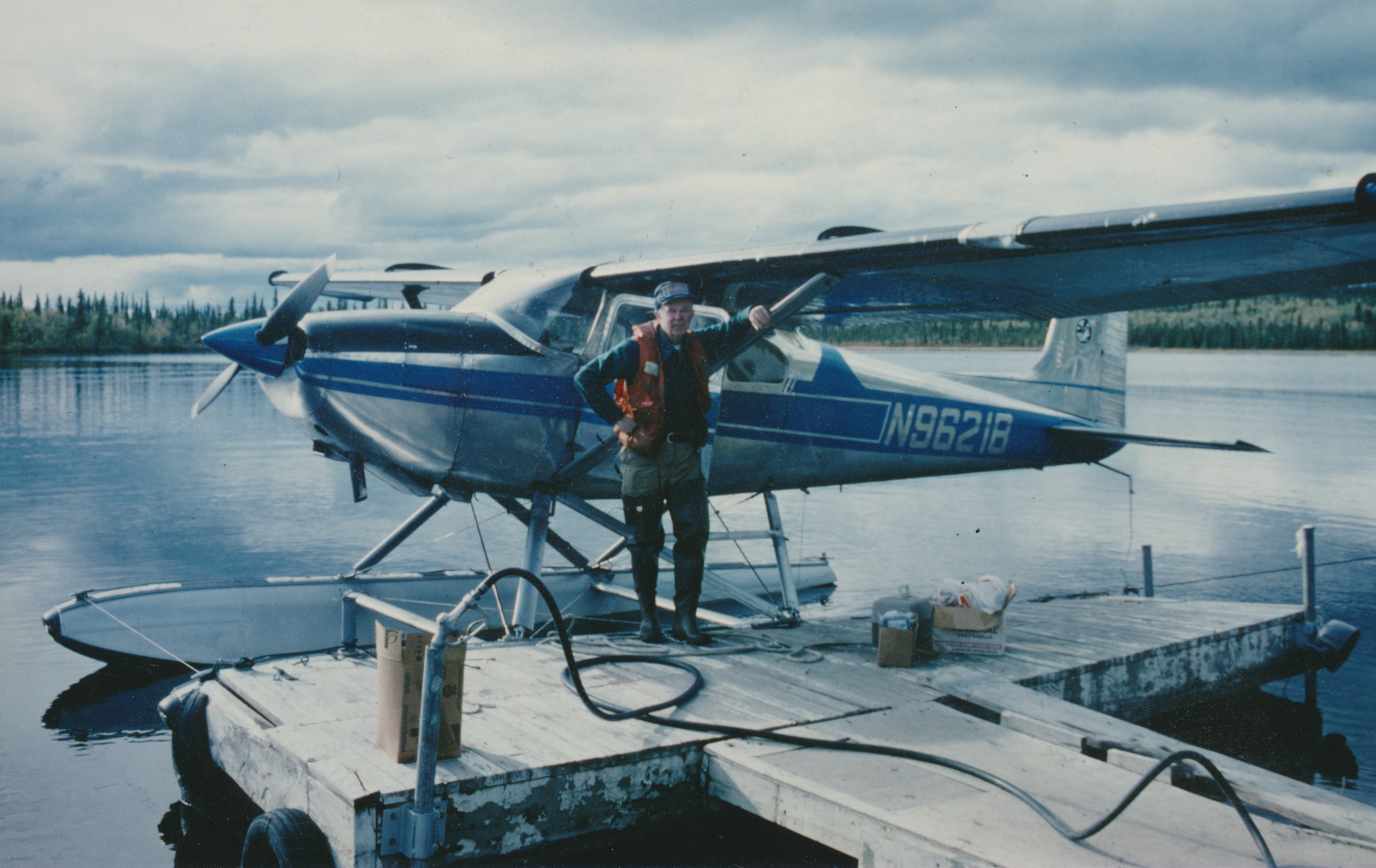 Al with 21B at the homestead 1992