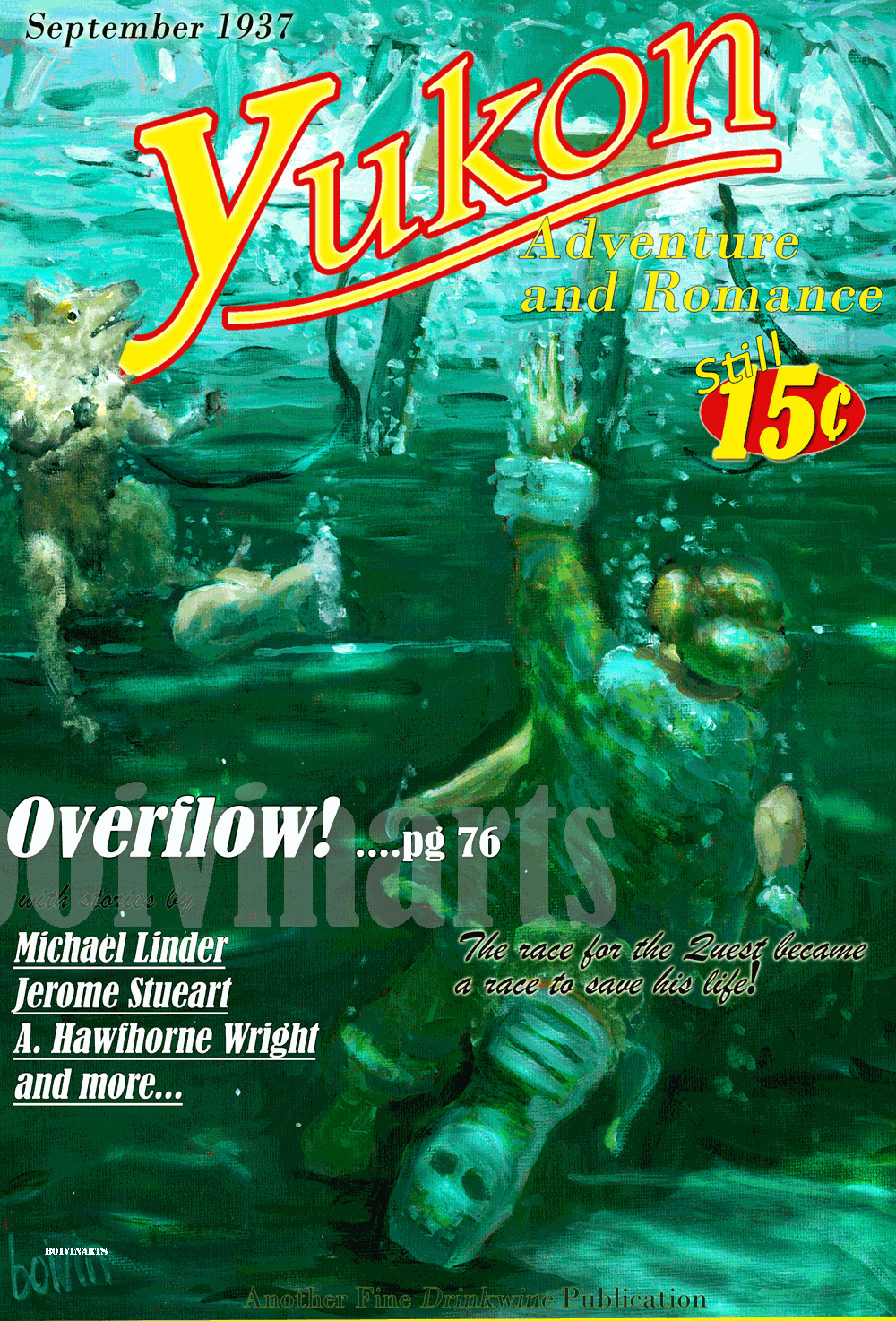 Overflow! Yukon Adventure and Romance, September 1937