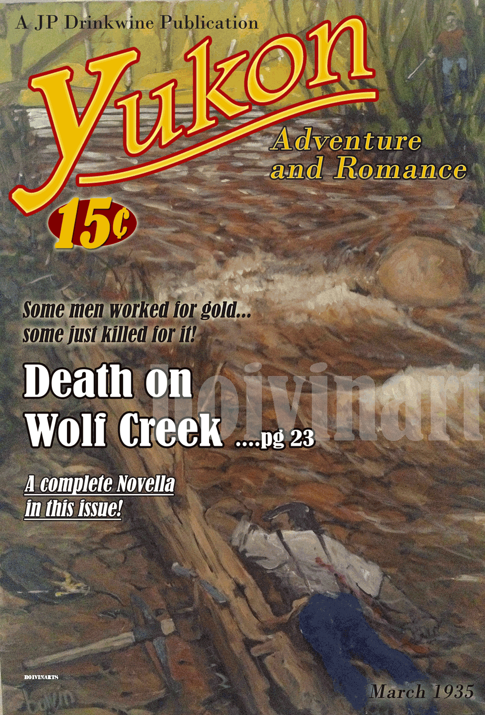 Death on Wolf Creek, Yukon Adventure and Romance, March 1935