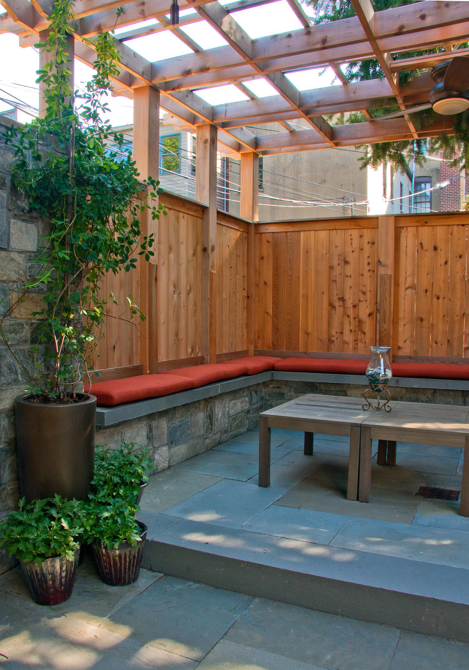   Project Location: &nbsp;Washington, DC (Capitol Hill)  Completion: &nbsp;Spring 2012  General Contractor: &nbsp;Redux Garden &amp; Home  Primary Material Palette: &nbsp;Carderock stone, western red cedar, bluestone, granite cobbles  Photos By: &nbs