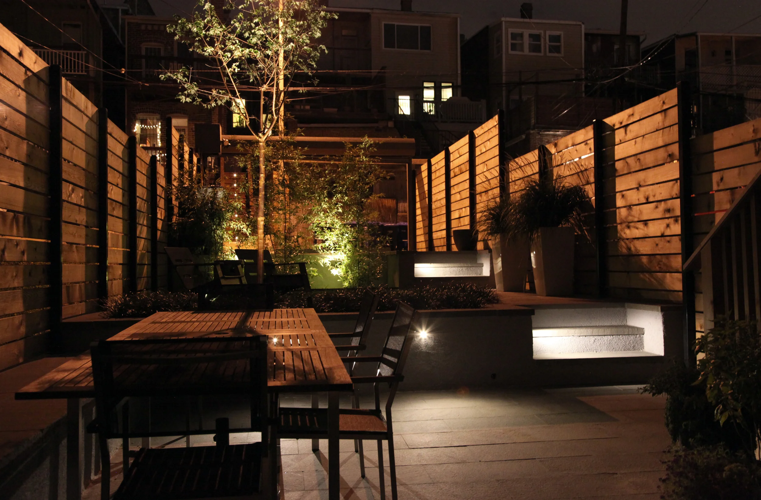 Project Location: Washington, DC (Columbia Heights) Completion: Spring 2015 General Contractor: Redux Garden & Home Primary Material Palette: thermal finish select blue bluestone, cedar, stucco concrete, synthetic turf, ipe Photos By: Moody Landscape Architecture