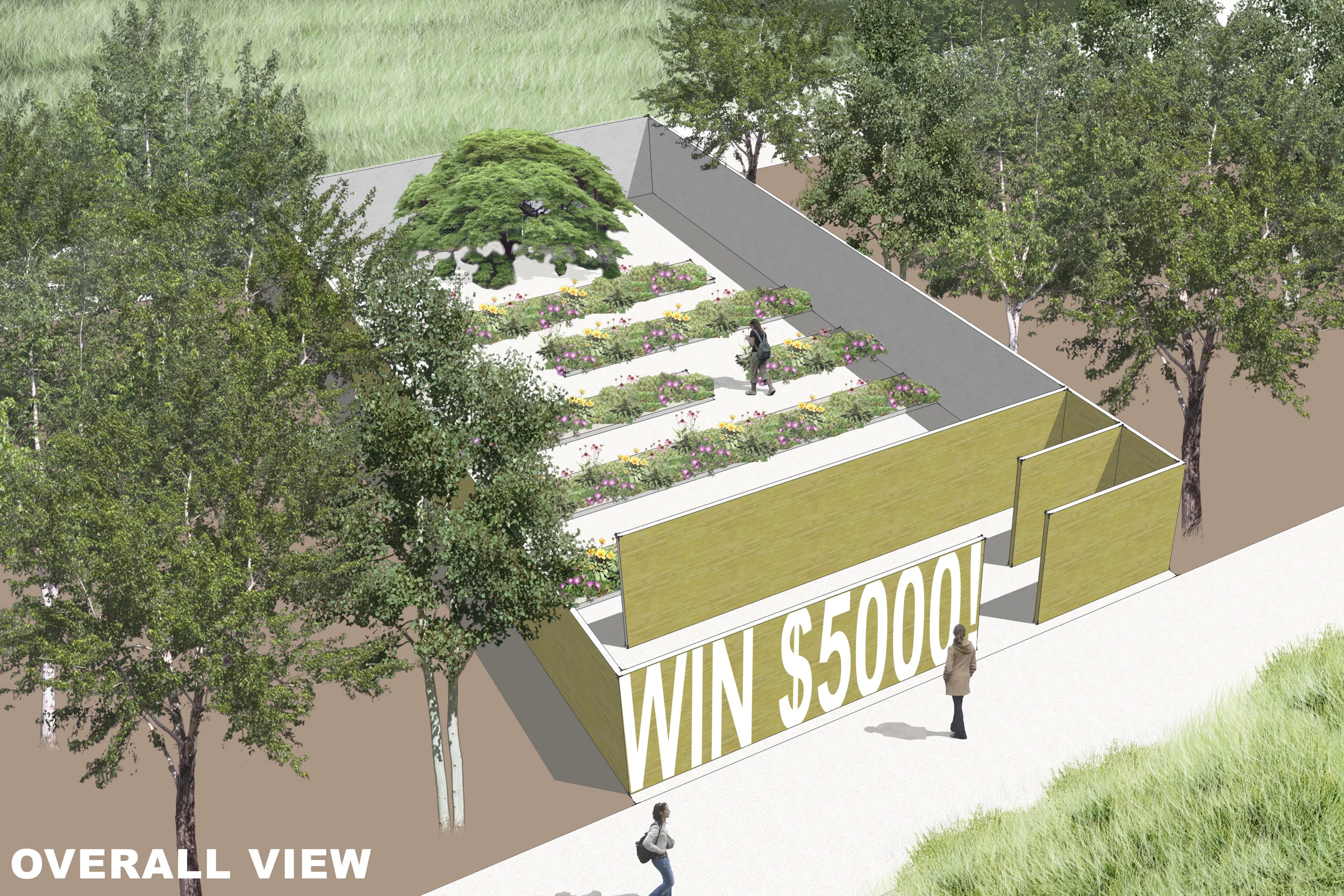 Project Location: Reford Gardens, Québec, Canada Submission: November 2014 Renderings By: Moody Landscape Architecture