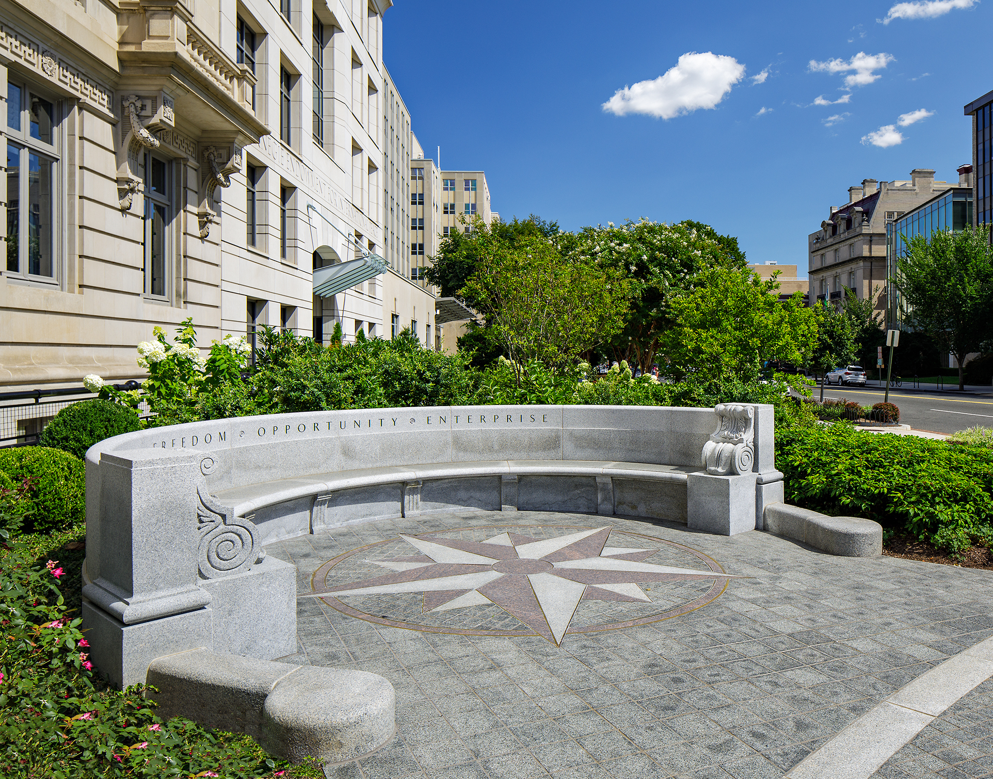   Project Location:  Washington, DC  Completion:  2016  Project Architect:  Hartman Cox   Primary Material Palette:  granite 