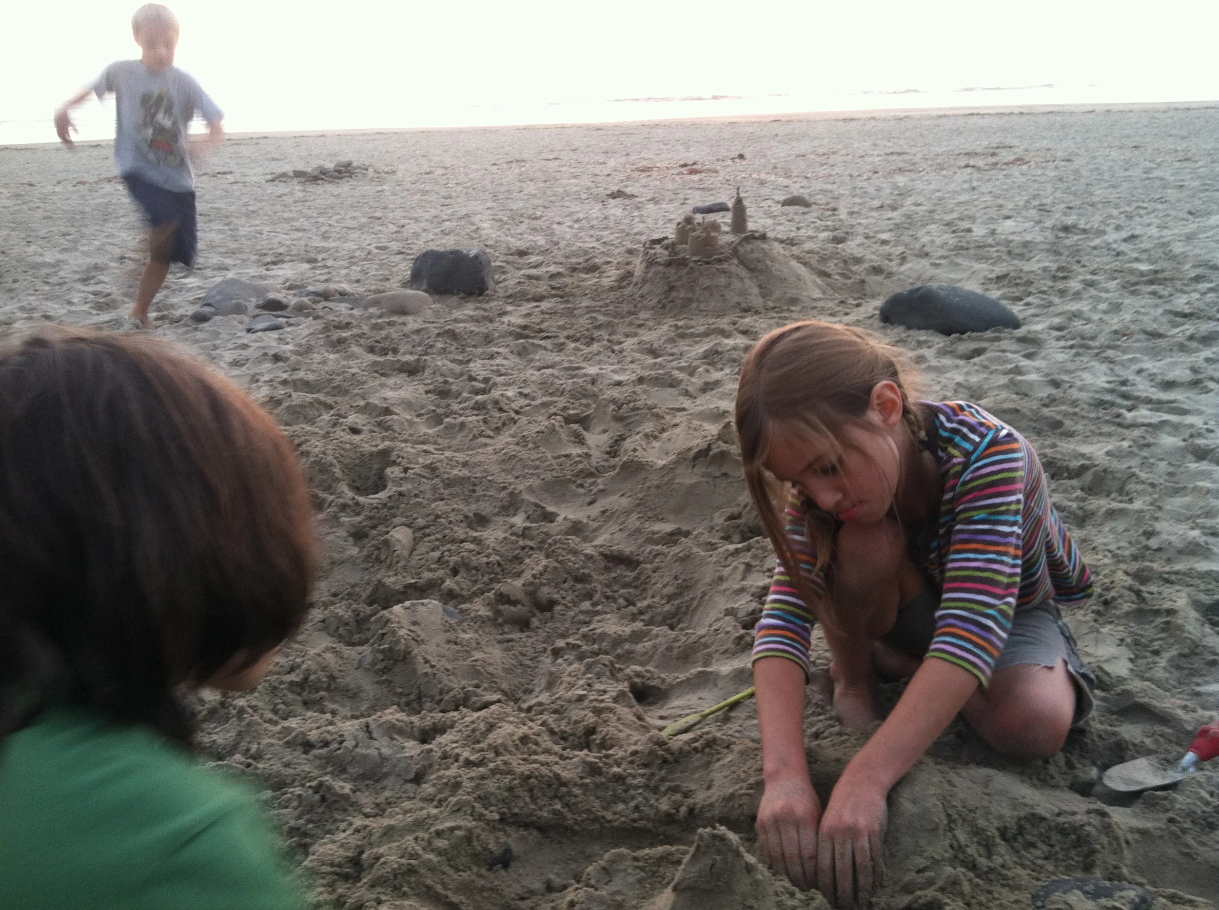 At the beach at Cape Lookout Sate Park