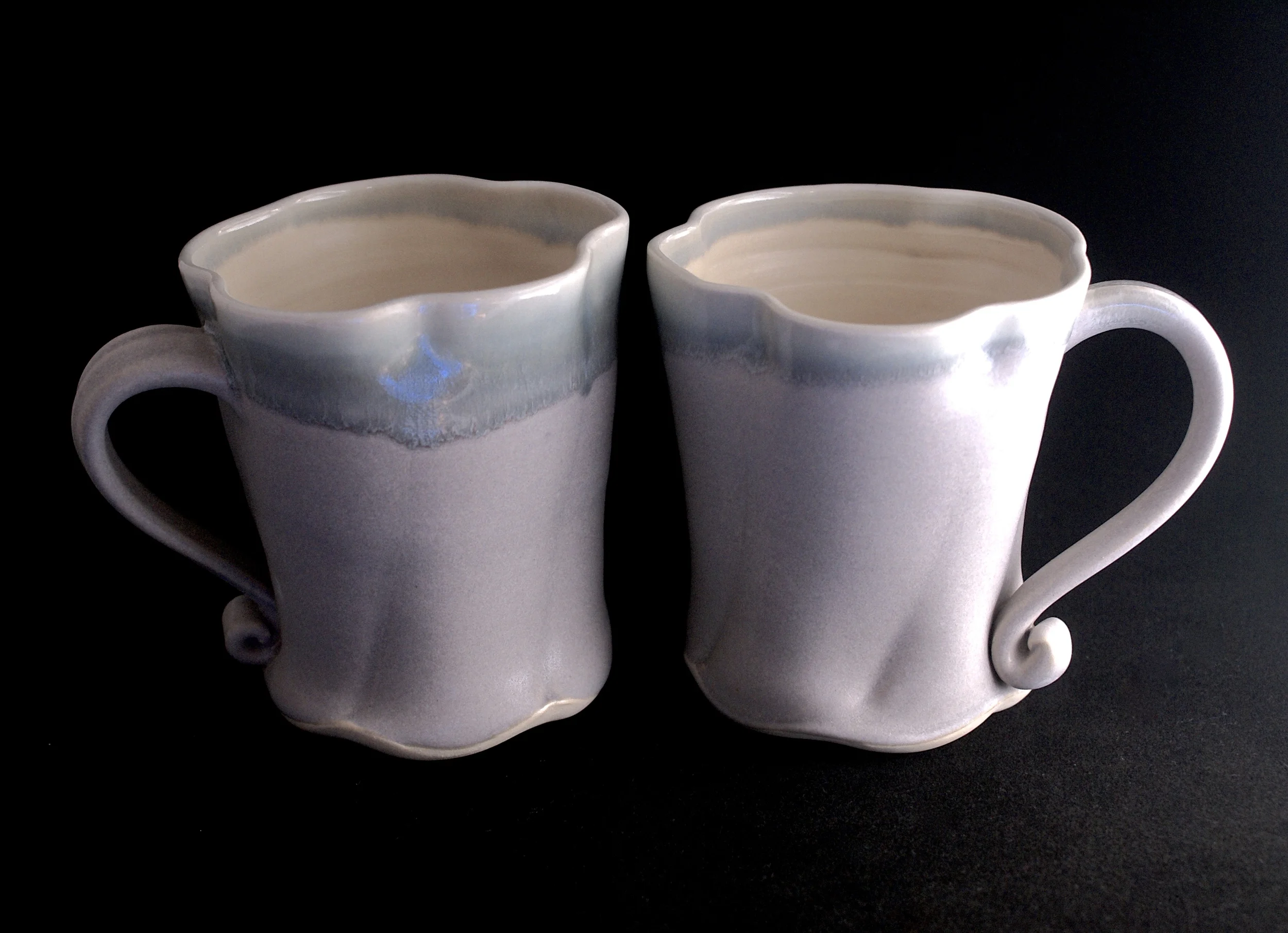 Large Mugs, stone glaze