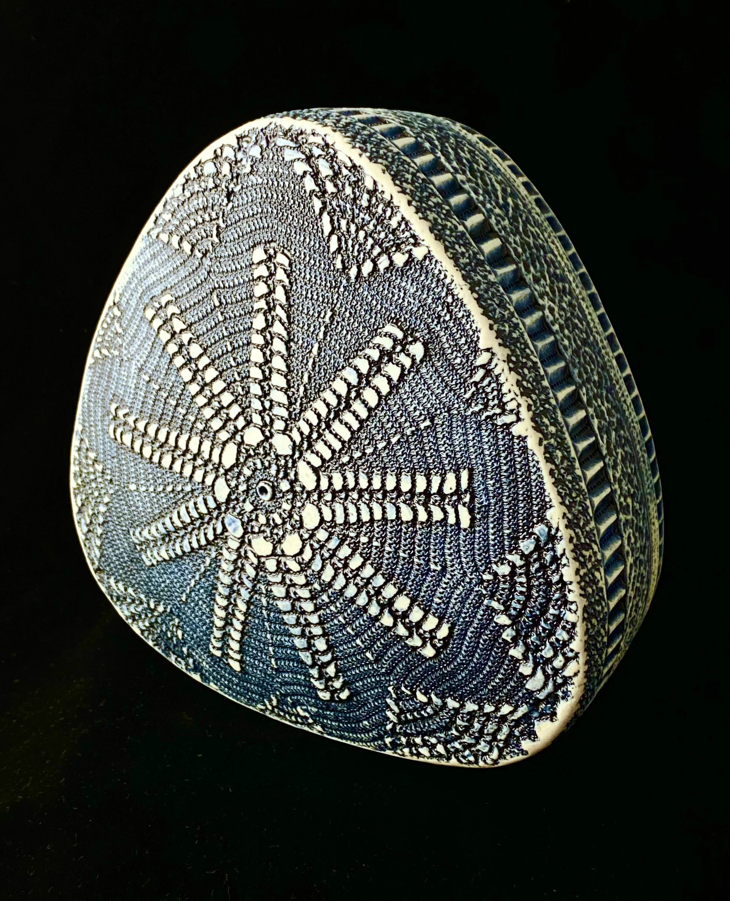 Triangular Diatom Sculpture, View #2