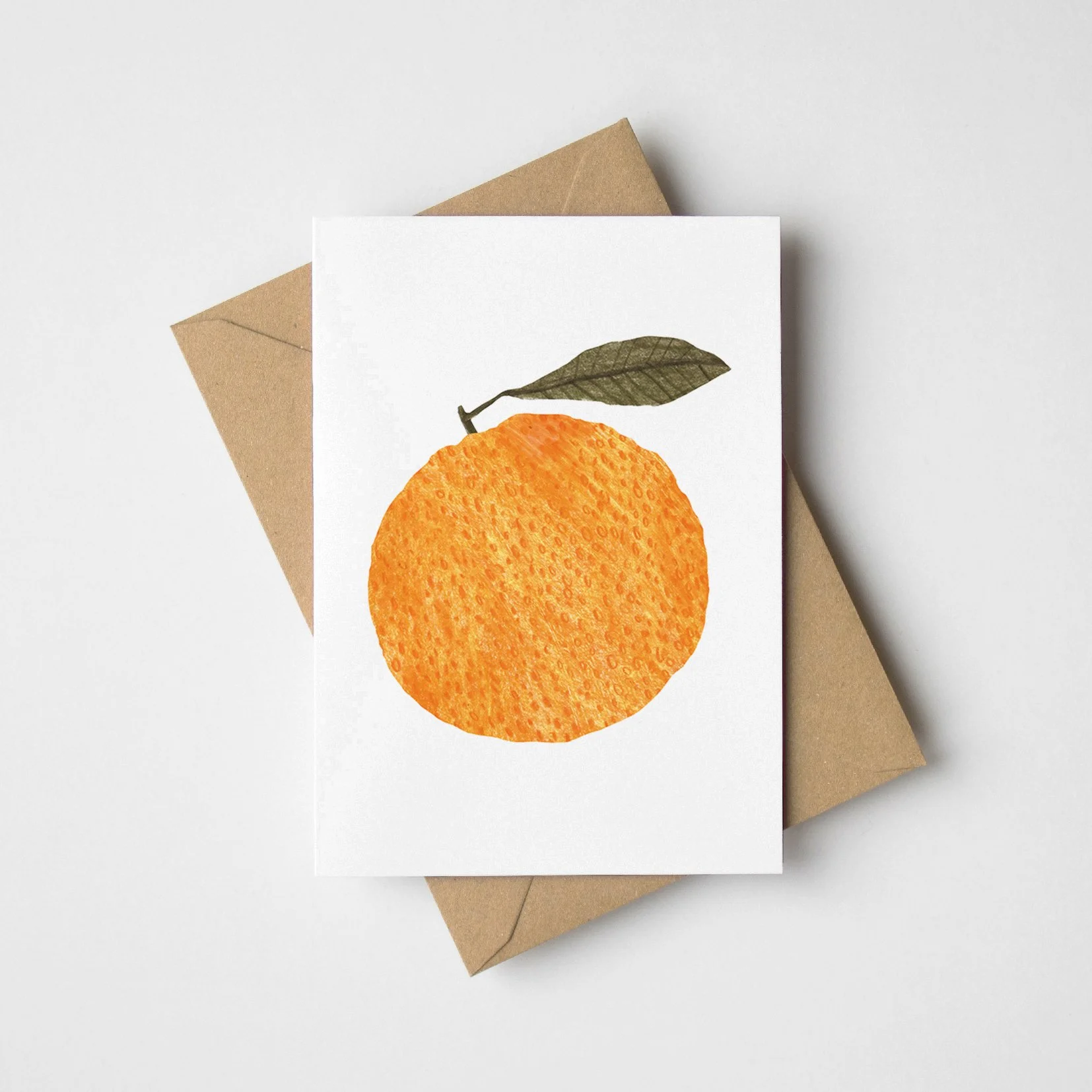 Mini Valencia Orange Greeting Card
