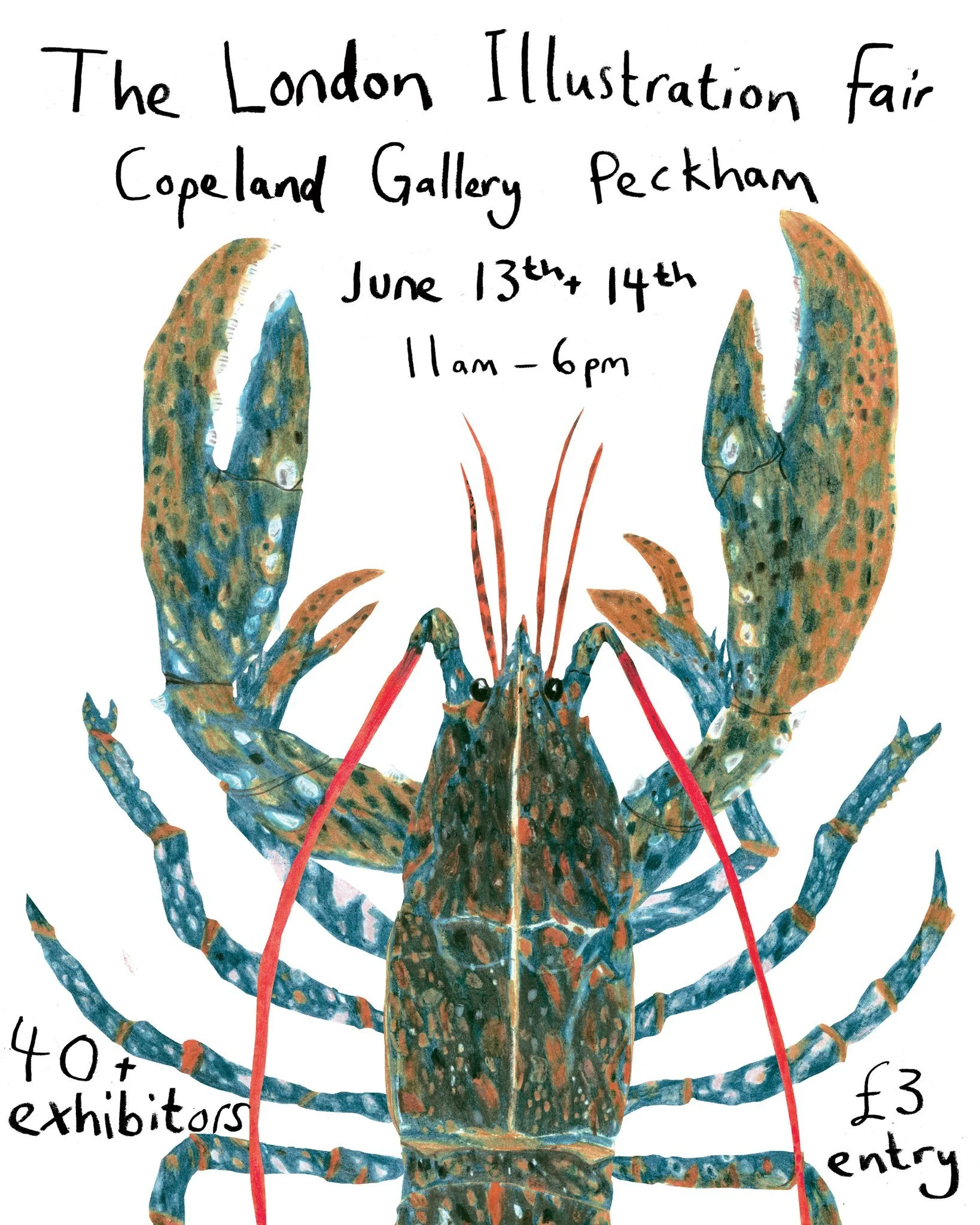 Next week I'll be participating at The London Illustration Fair in Copeland Gallery Peckham for my first event of the year.

I'll be at both days with over 40 over exhibitors with prints, cards, socks, pins and anything else I can carry!

SUMMER SHOW