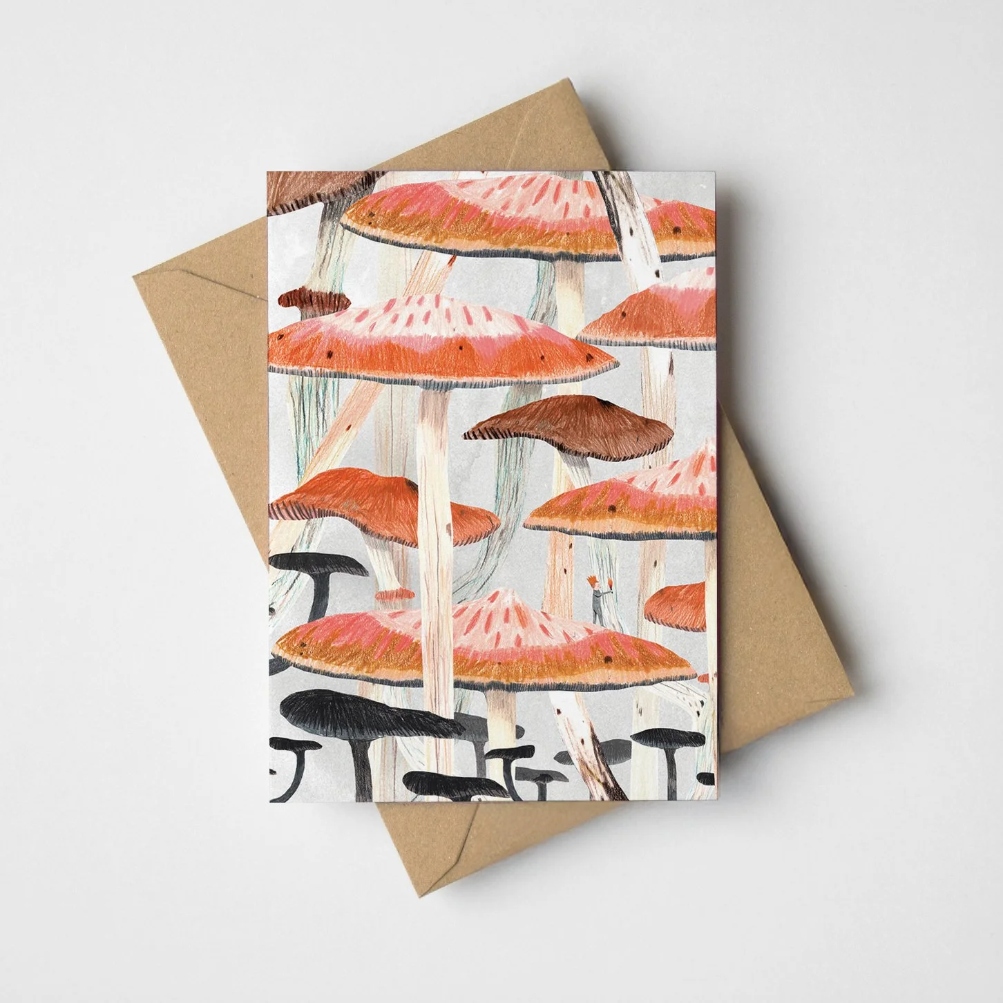 Mushroom Valley Greeting Card