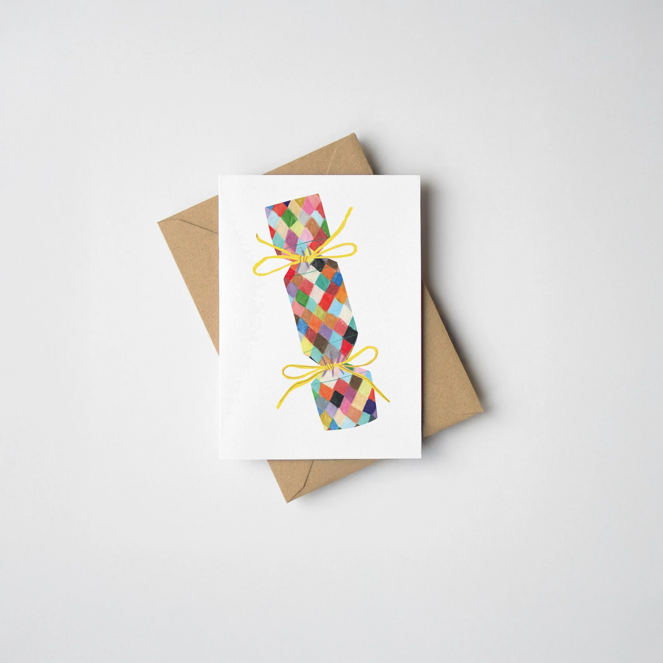 Mini Christmas Cracker Greeting Card
