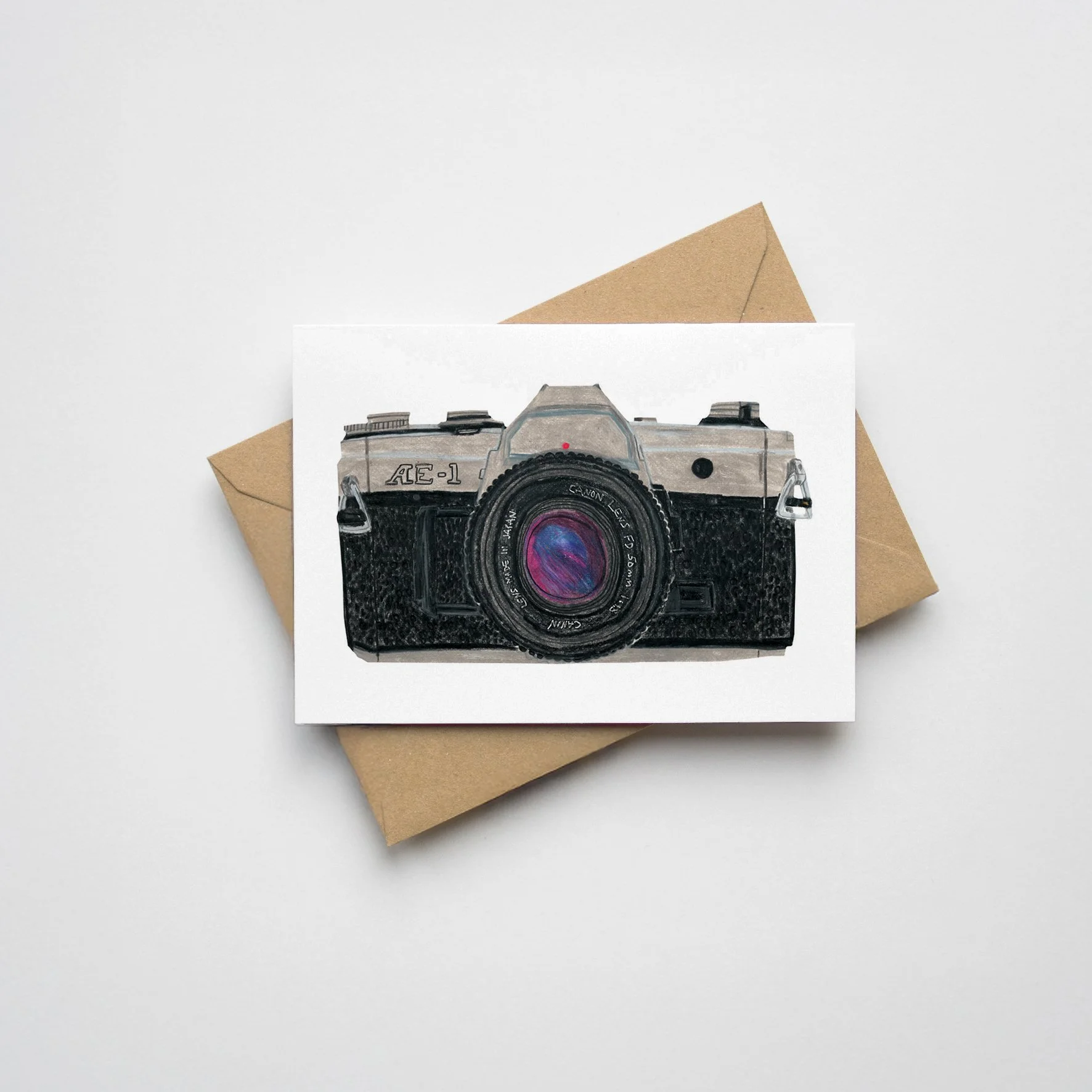 Mini Photography Camera Greeting Card