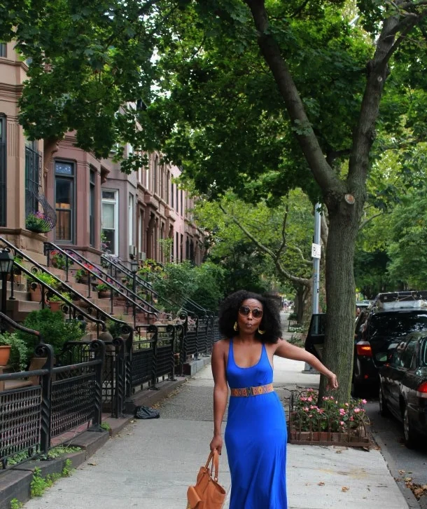 Walking around brownstone Brooklyn