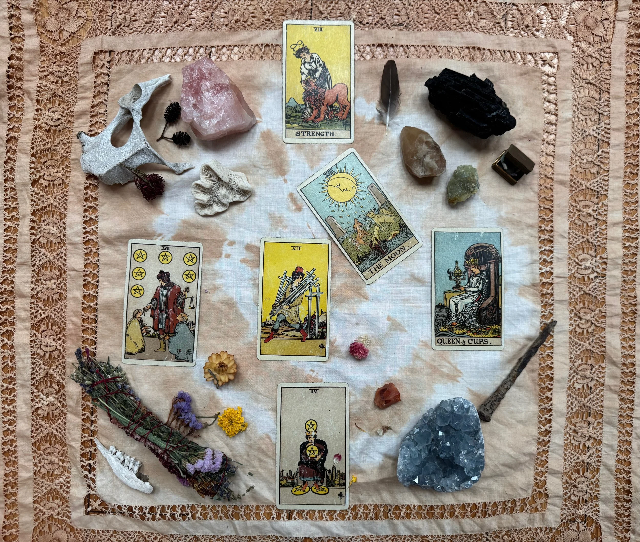 these depths will not consume us ~ slow tarot 🌑 28º Sagittarius 