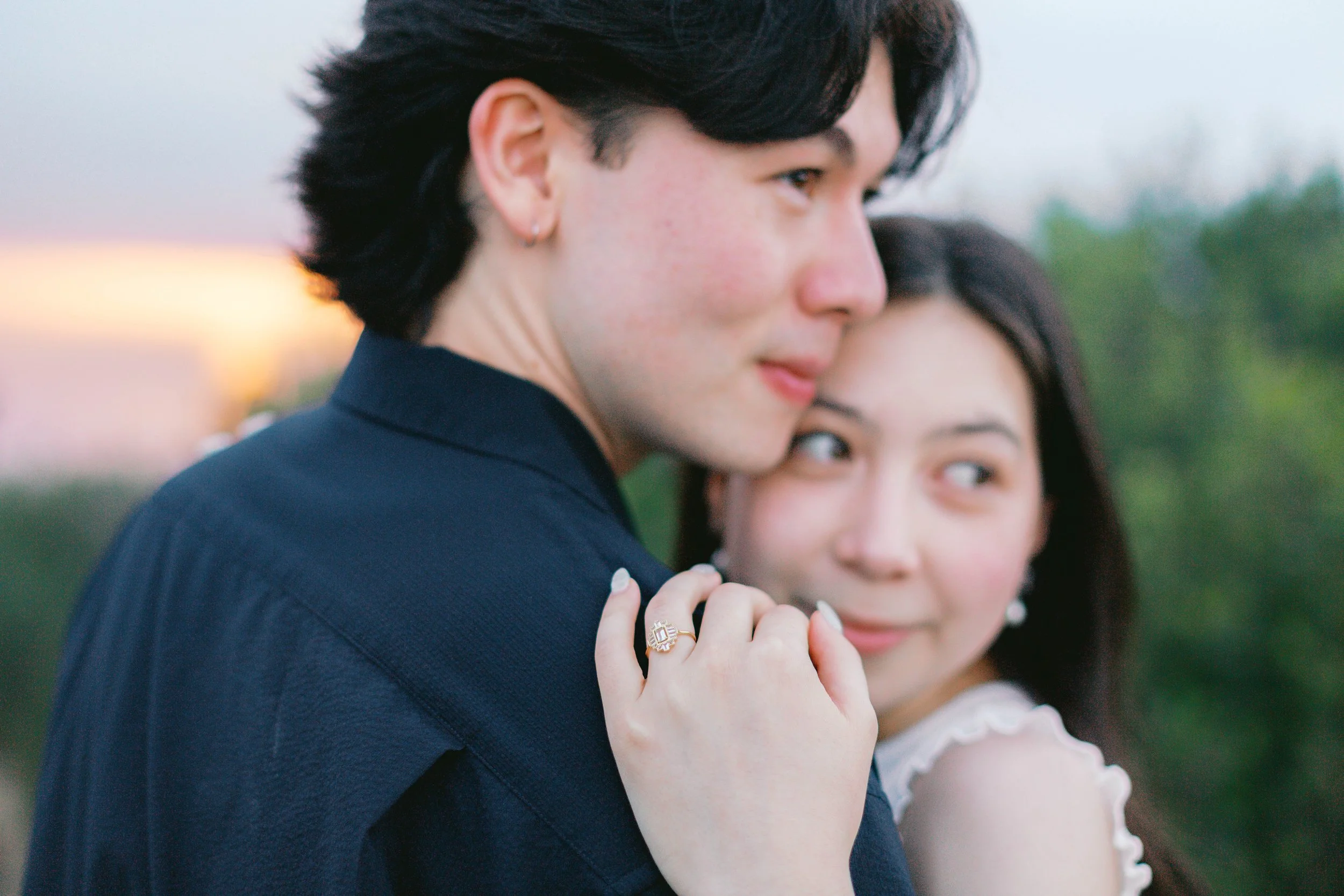 Sunset Proposal at Seaview Park | Laguna Beach Proposal Photographer