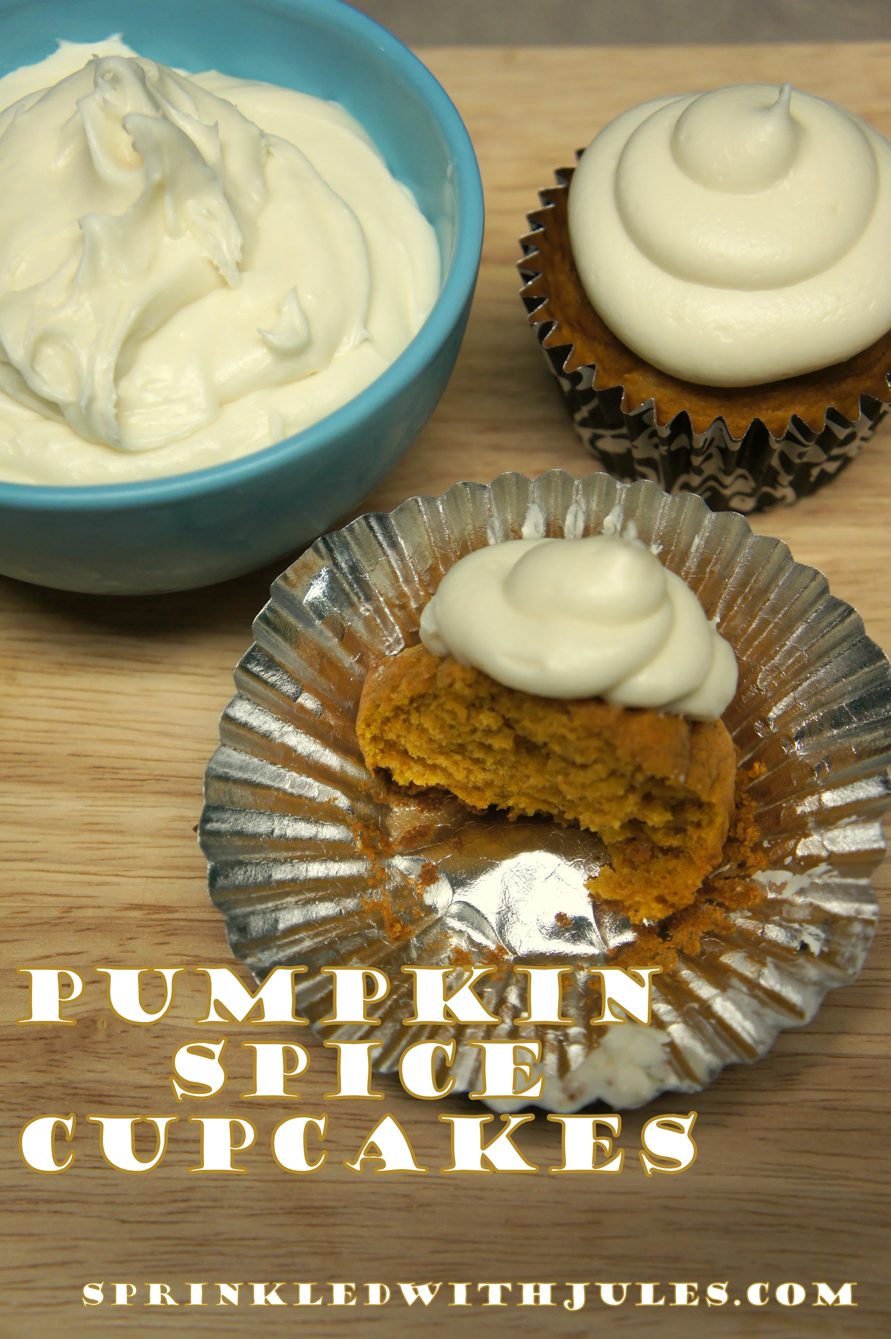Easy Pumpkin Spice Cupcakes