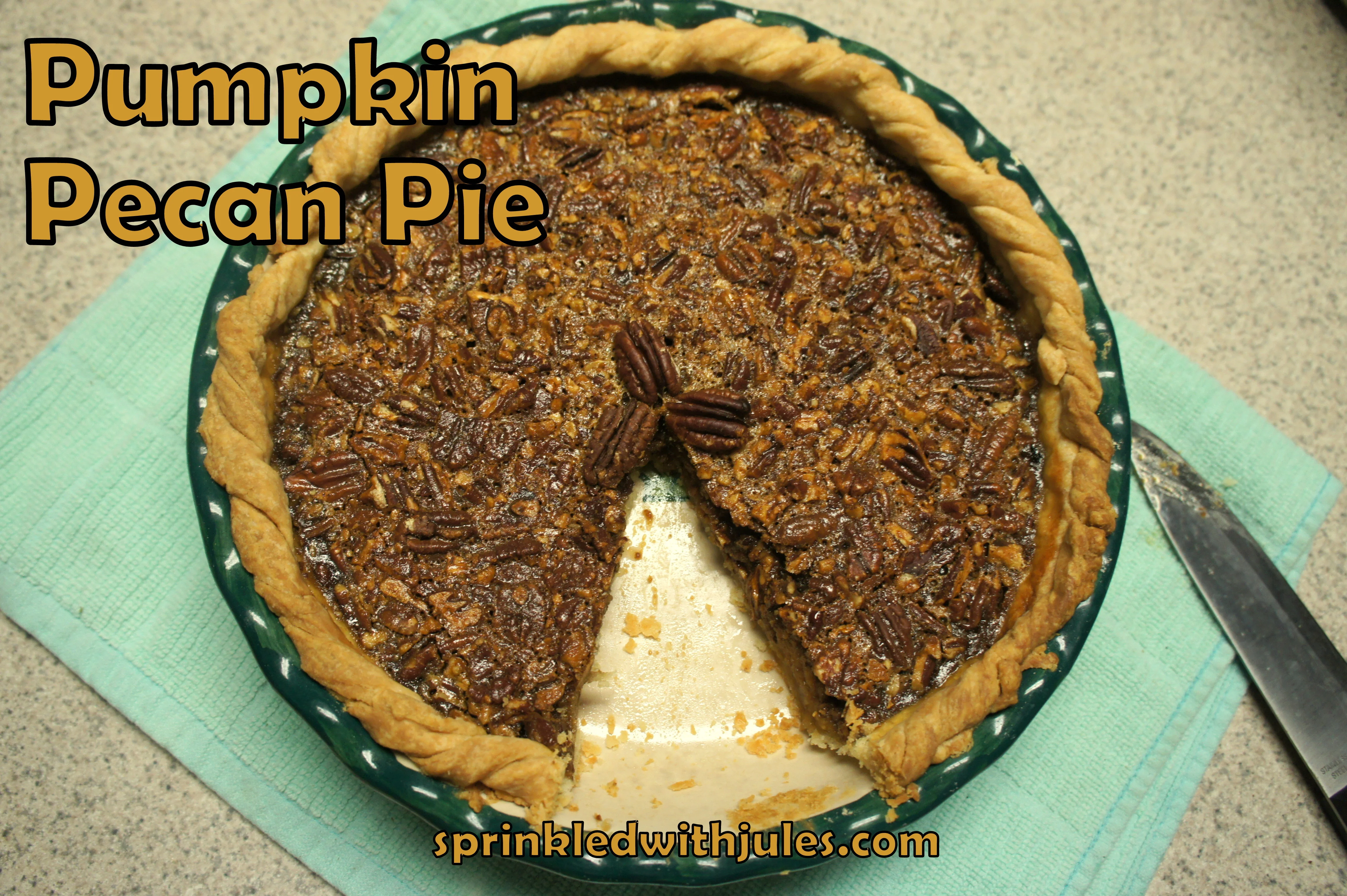 Pumpkin Pecan Pie