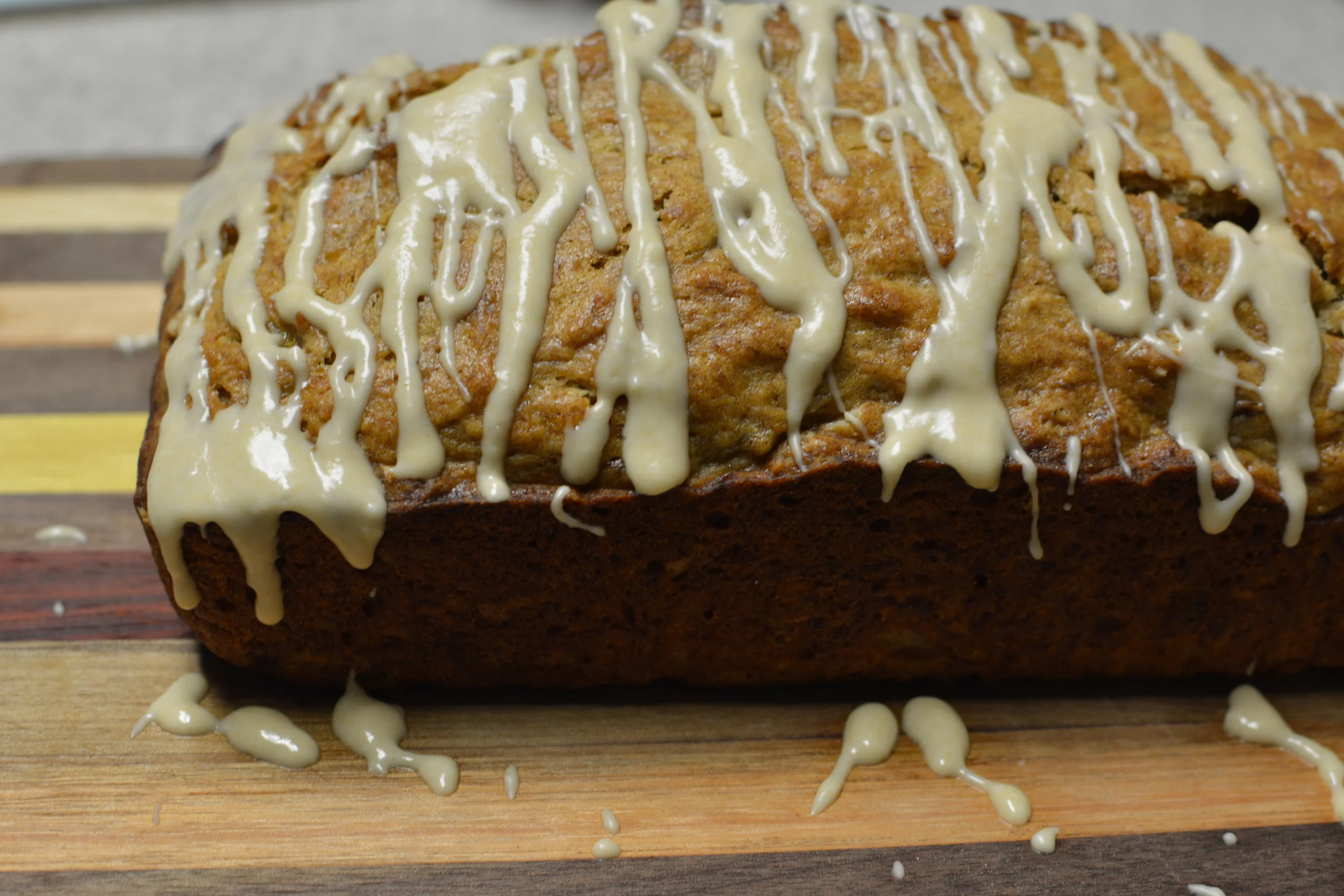   Banana Bread with Brown Butter Glaze  