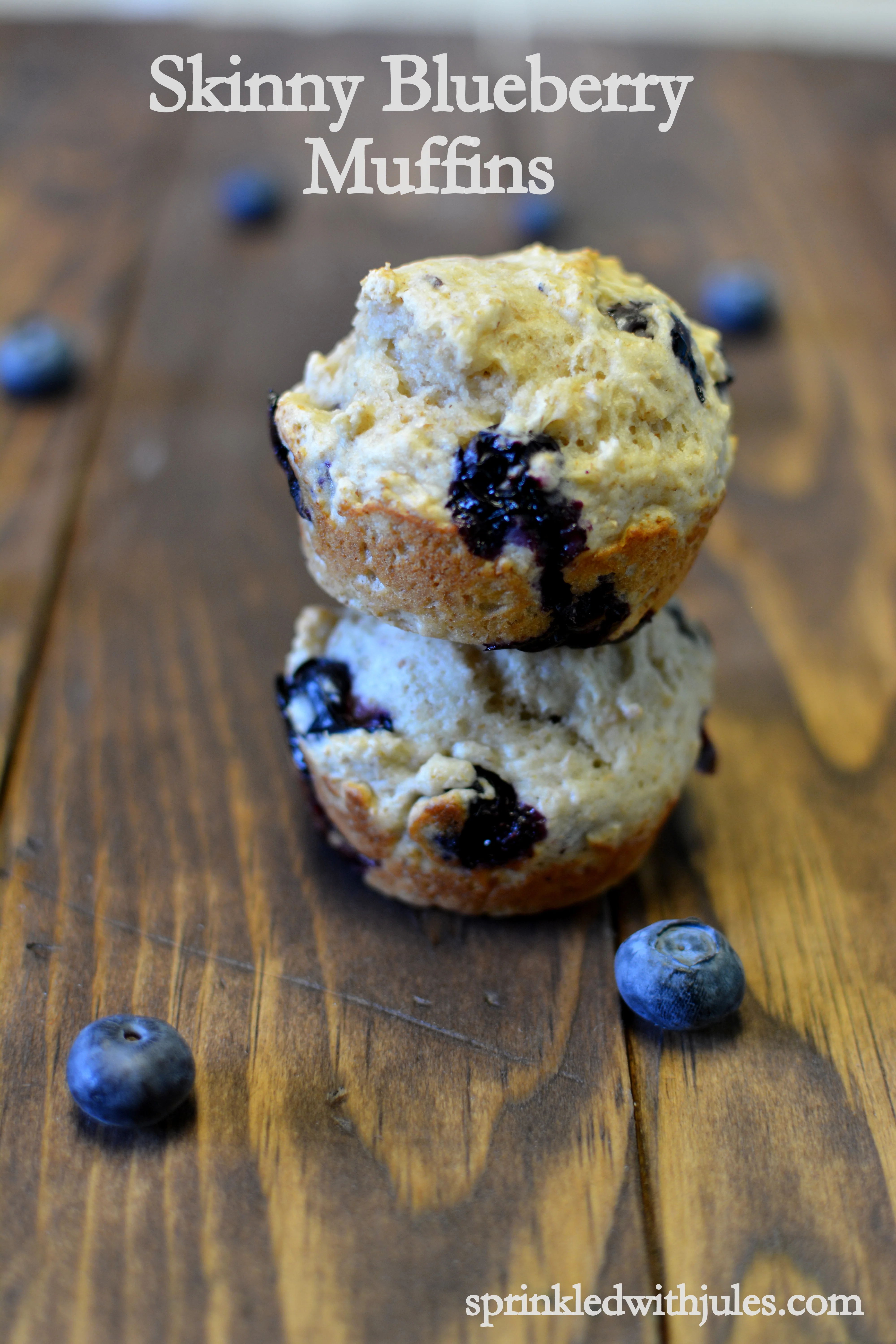 Skinny Blueberry Muffins