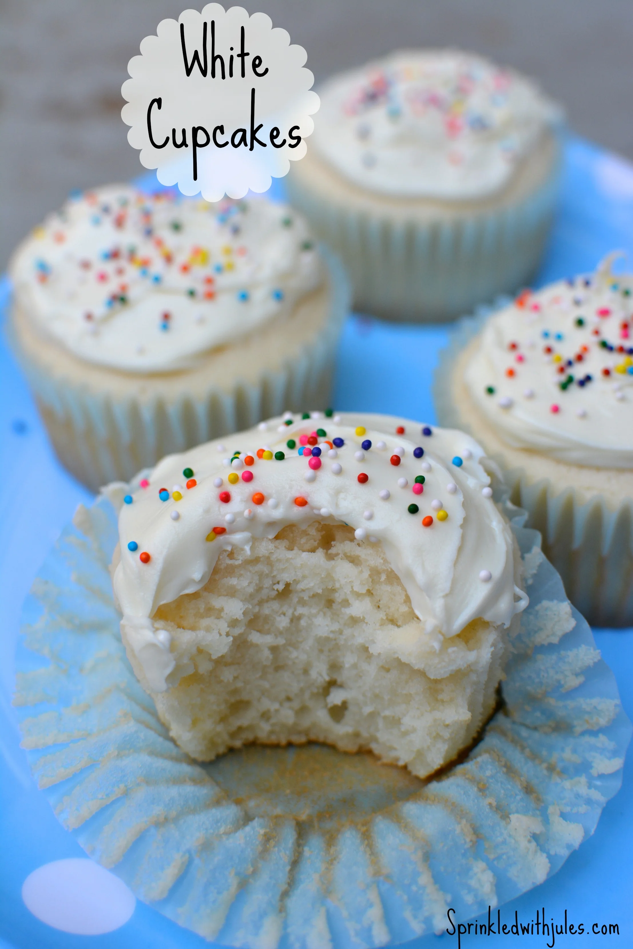   White Cupcakes  
