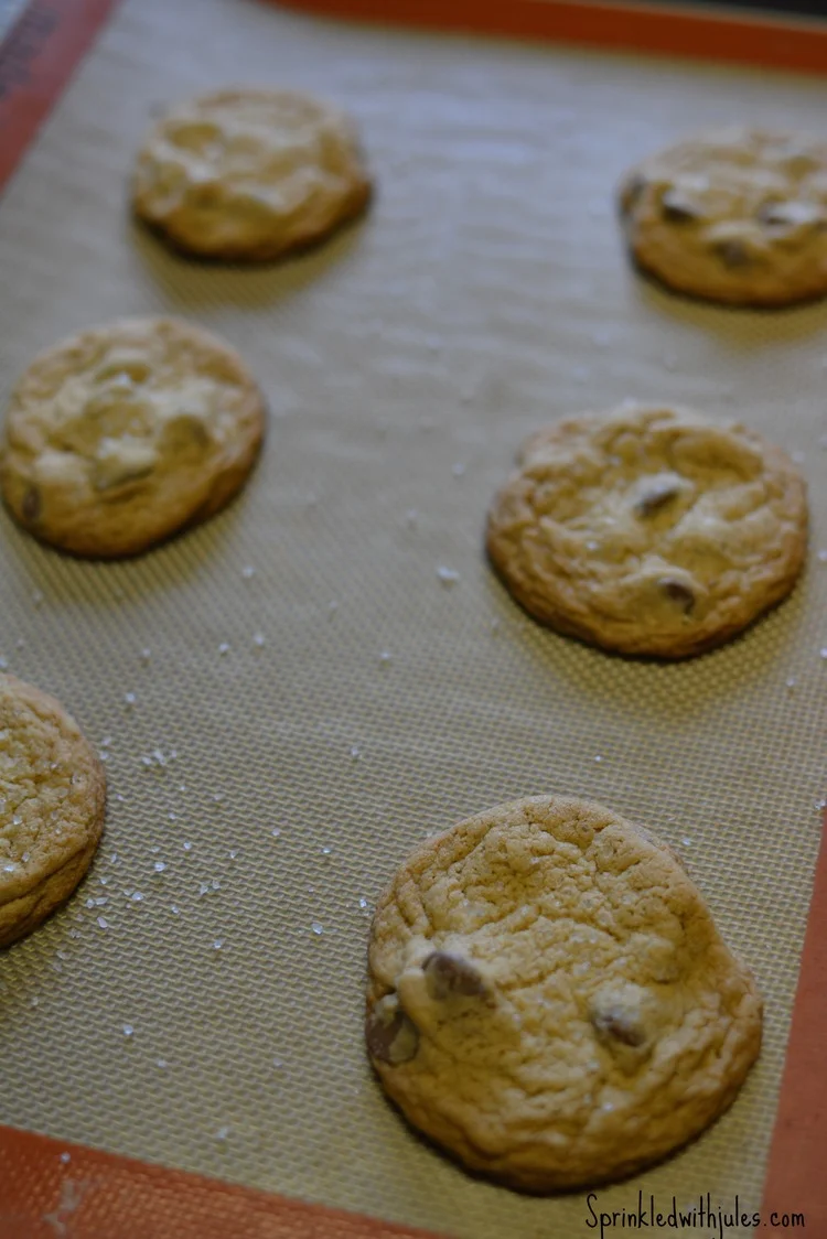   Chocolate Chip Cookies with Sea Salt  