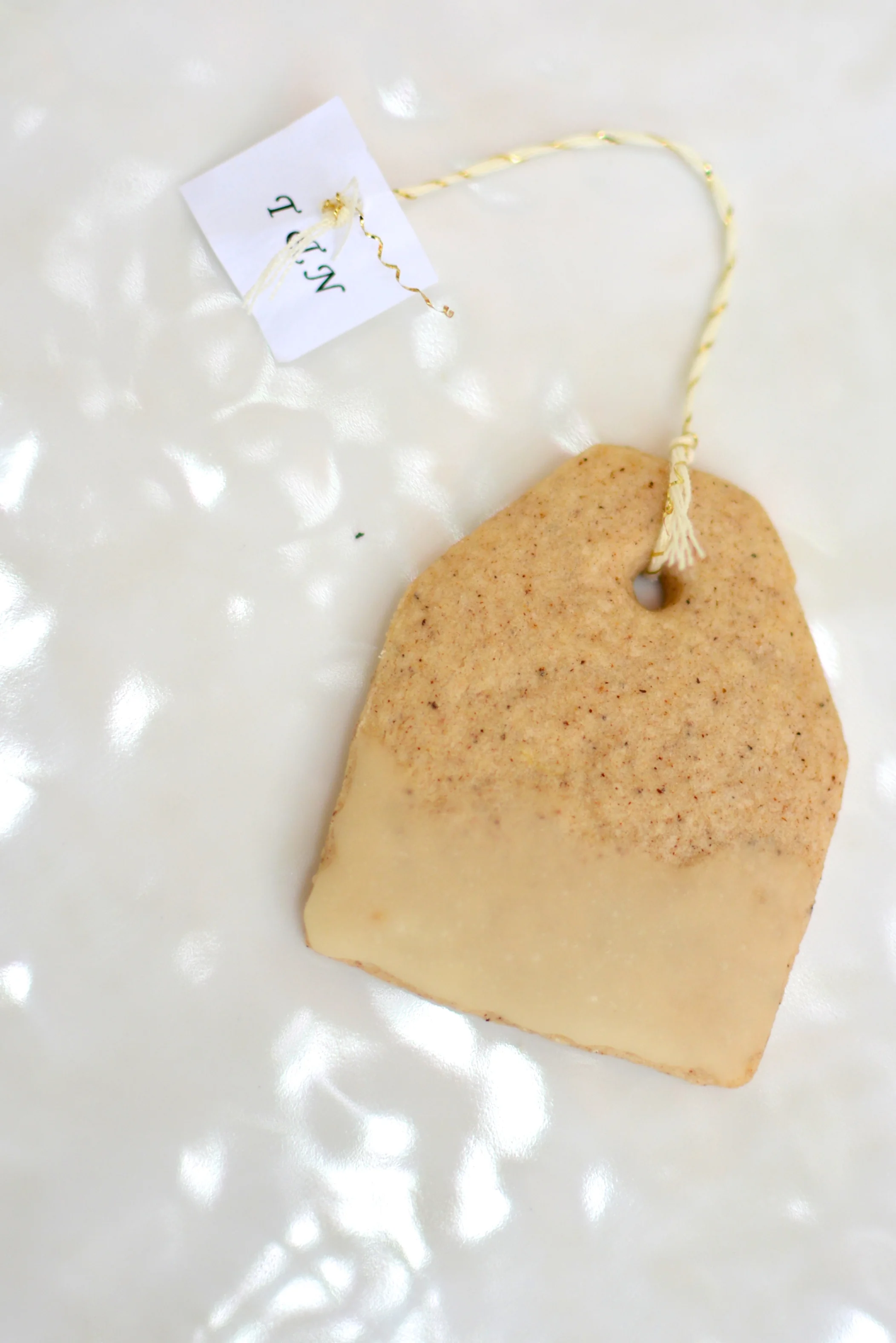 Tea Bag Spice Sugar Cookies with Honey Glaze