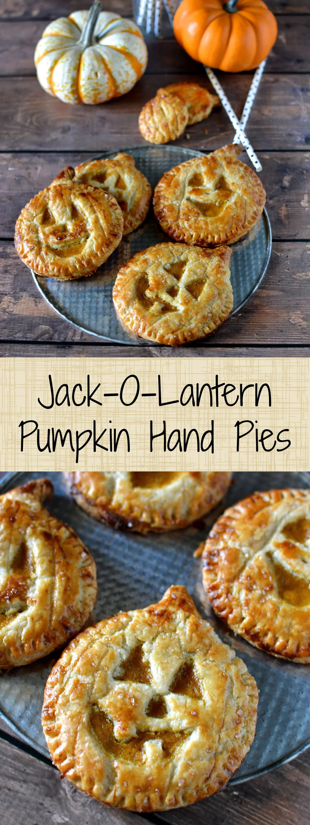 Jack-O-Lantern Pumpkin Hand Pies