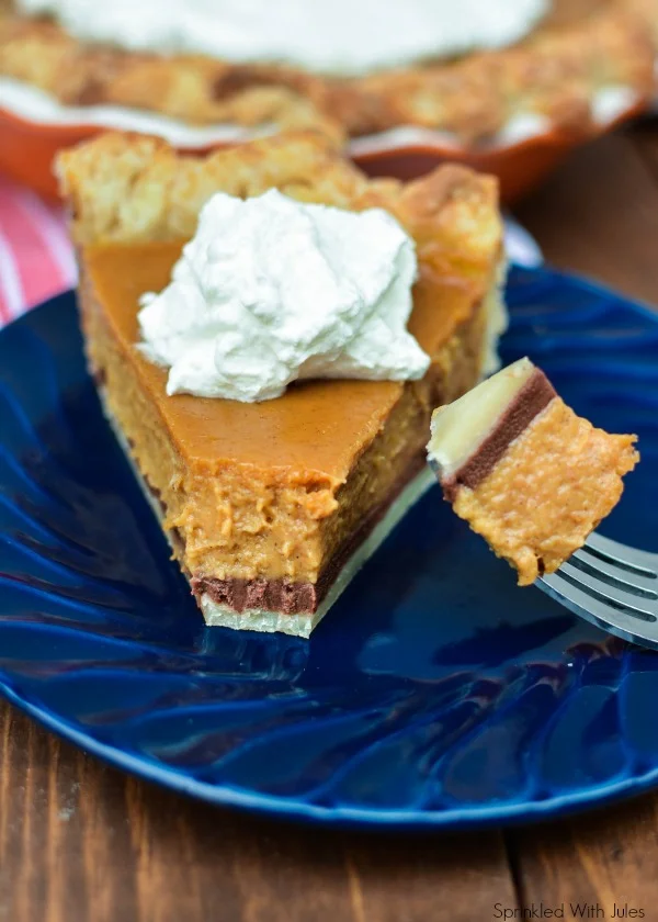 Black Bottom Pumpkin Pie
