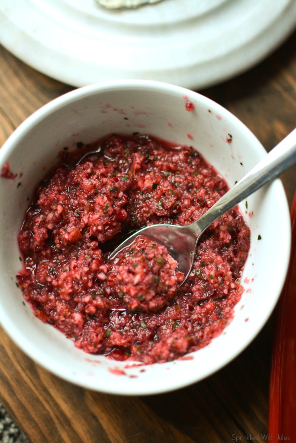 Cranberry Salsa / Sprinkled With Jules