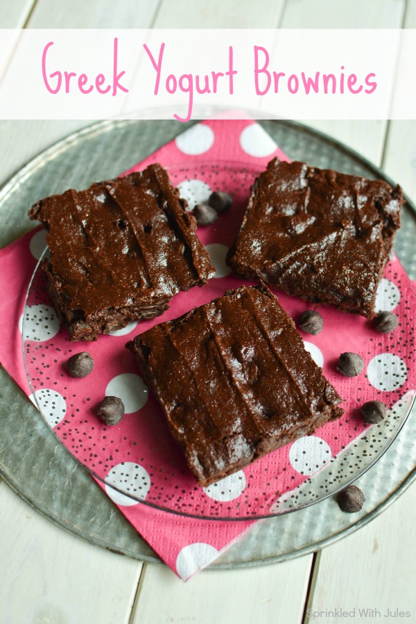 Greek Yogurt Brownies — Sprinkled With Jules