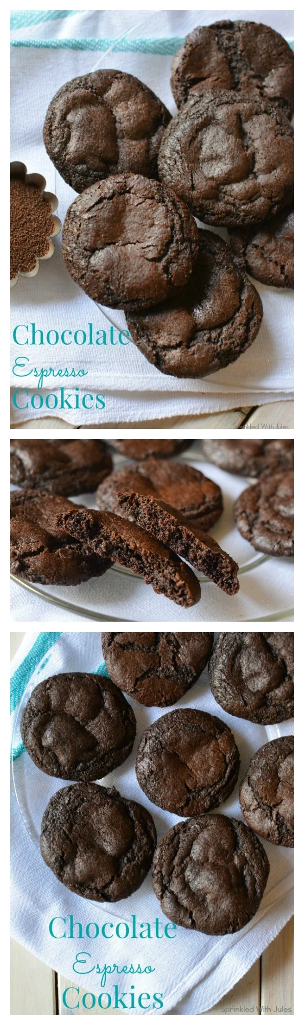 Chocolate Espresso Cookies