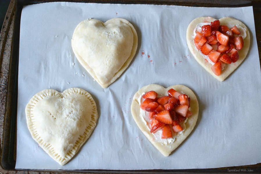Strawberries & Cream Hand Pies — Sprinkled With Jules