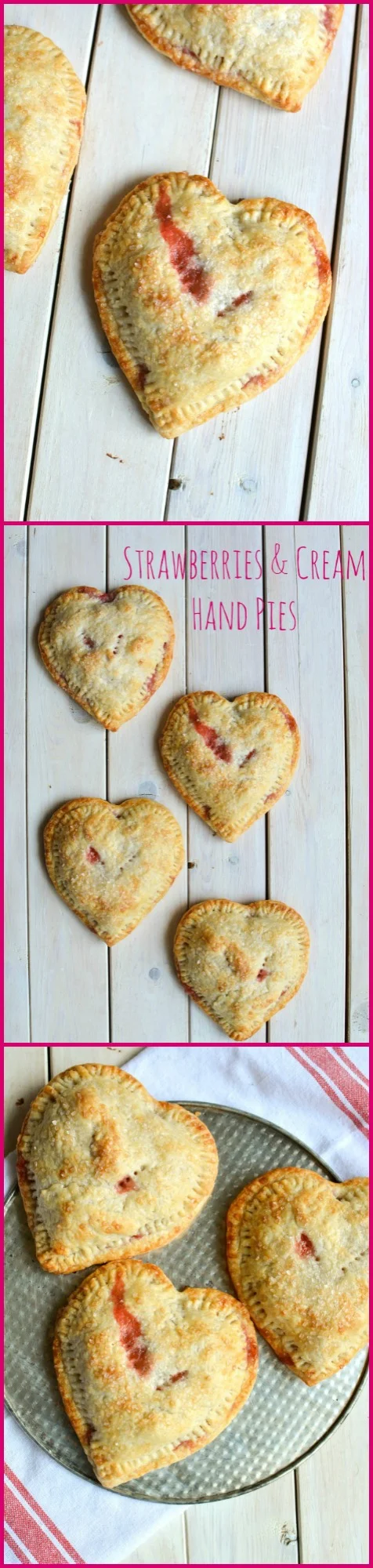 Strawberries & Cream Hand Pies