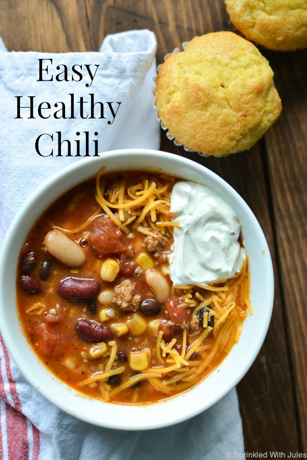 Easy Healthy Chili — Sprinkled With Jules