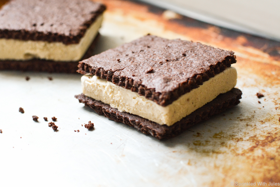 S Mores Ice Cream Sandwiches Sprinkled With Jules