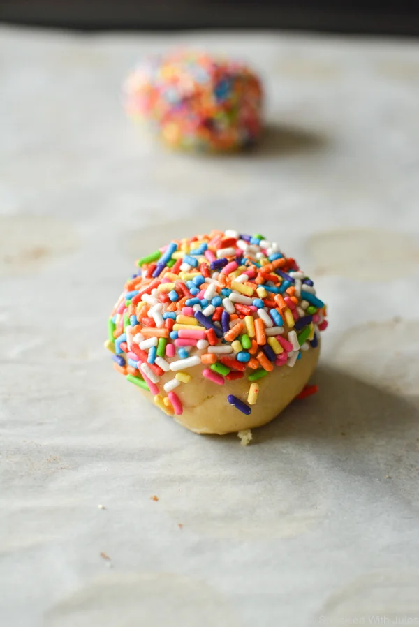 Bakery Style Confetti Cookies — Sprinkled With Jules