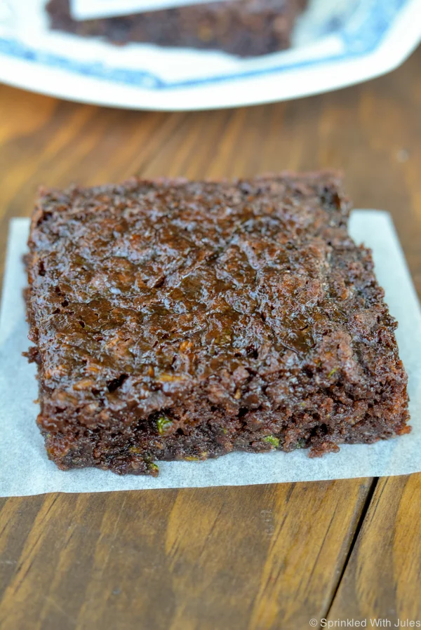 Zucchini Brownies (Vegan)