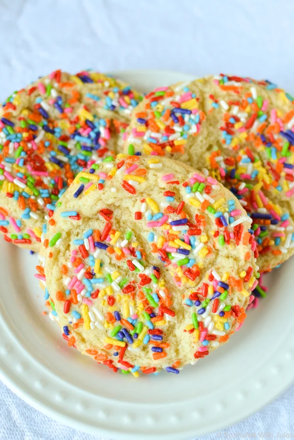 Bakery Style Confetti Cookies