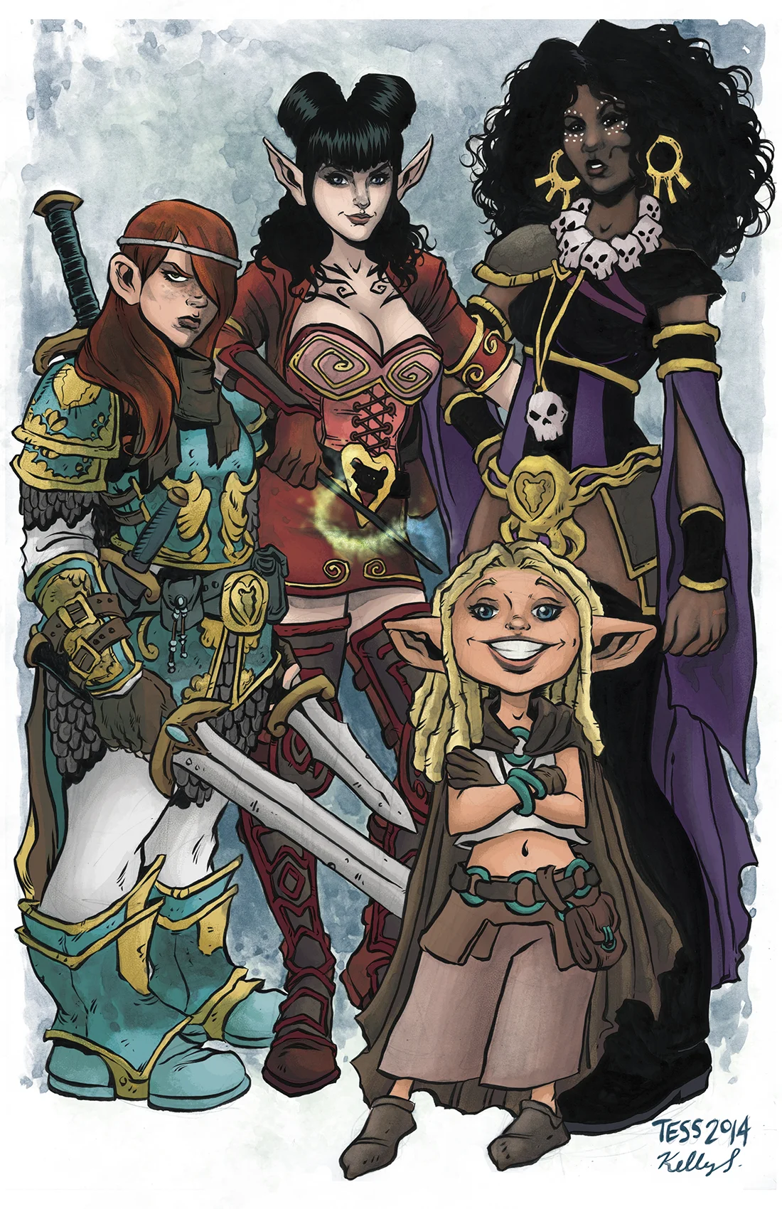 Rat Queens Pin-up