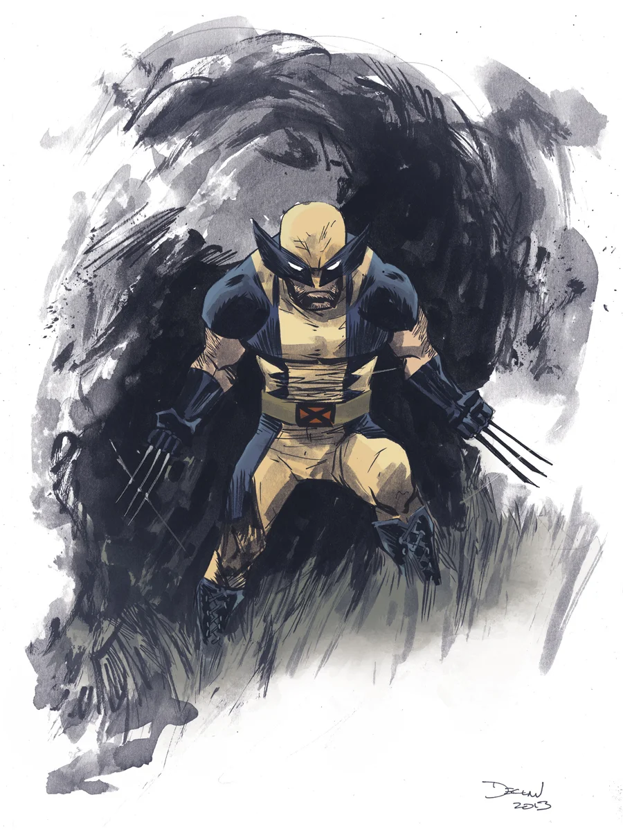 Wolverine NYCC illustration by Declan Shalvey/ colors by Kelly Fitzpatrick
http://dshalv.blogspot.ie
http://dshalv.tumblr.com/