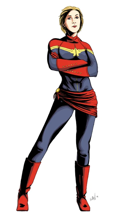 Captain Marvel (colored). Digital. PSCS4
Cared more about the coloring this time. Captain Marvel #10 is out today! Go pick it up and enjoy some Carol goodness!