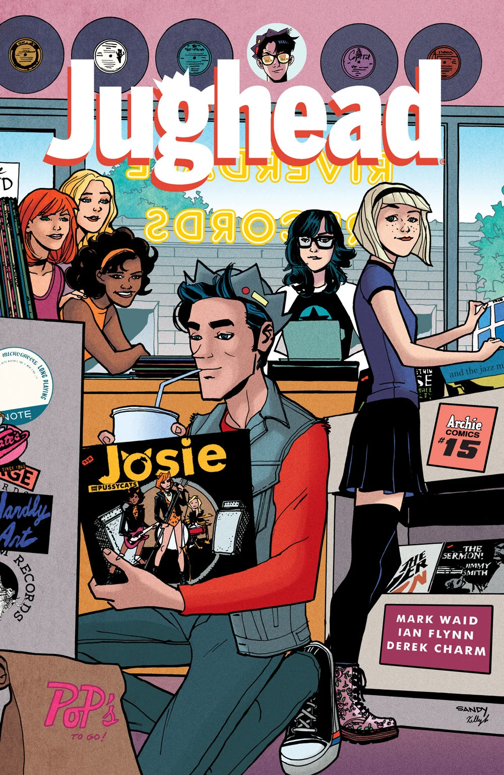 Fun Jughead variant cover I colored with Sandy Jarrell on lines! :D