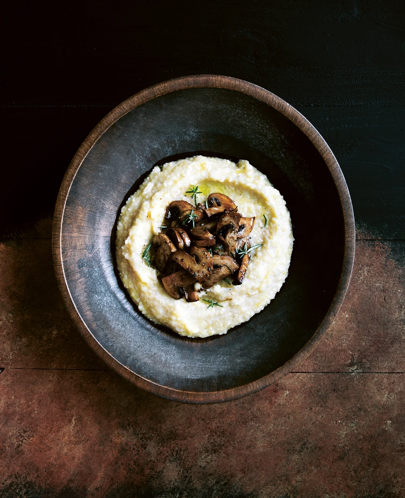 Italy for Olive Oil & Vinegar Lovers - Polenta & Mushrooms