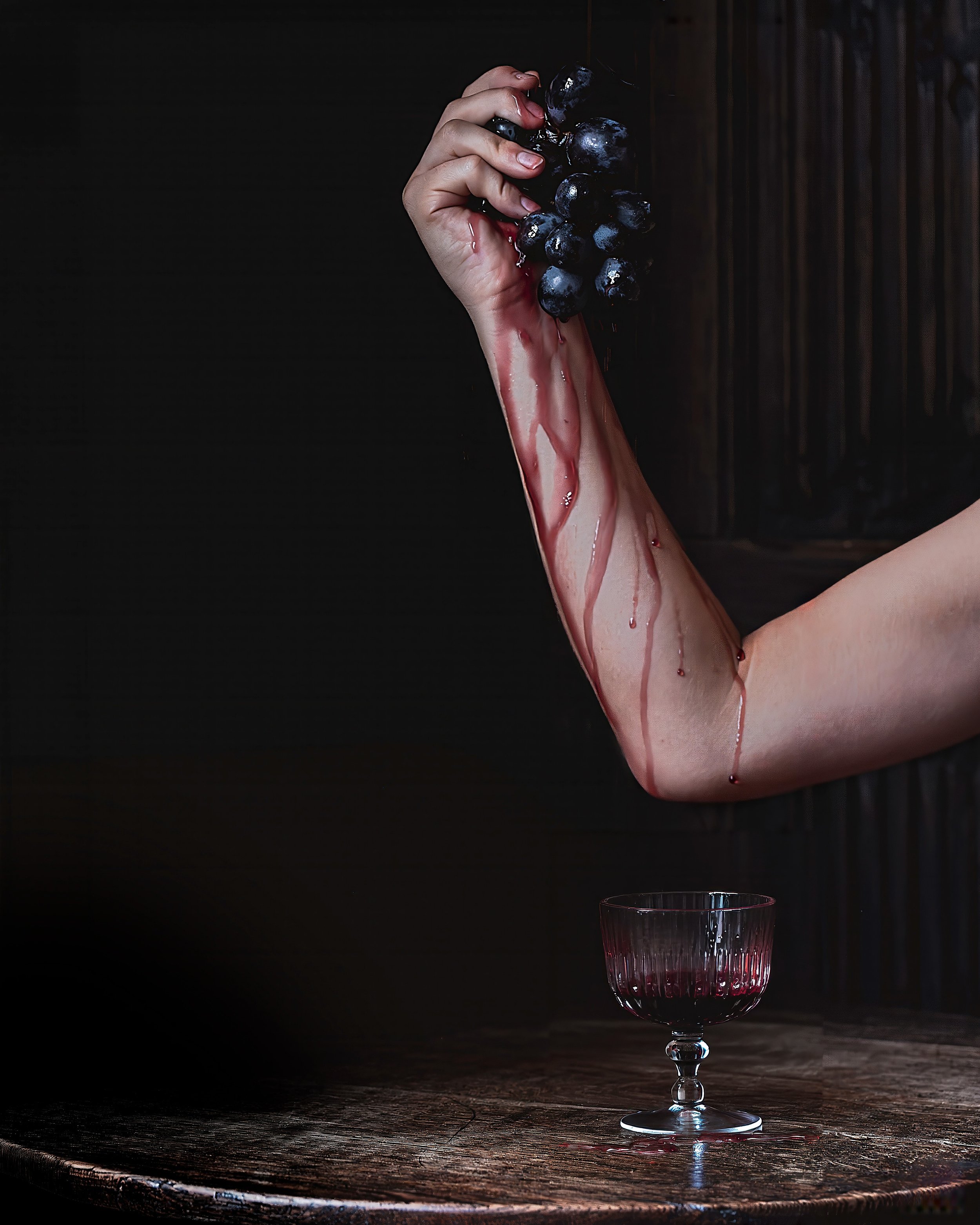 The crushing of grapes by the Maenads, the wild female followers of Dionysus, to induce divine madness is resonating as I reflect back on the past month spent in the UK. What joy and craziness was had at the @ludlowfood festival! Just to be with @aur